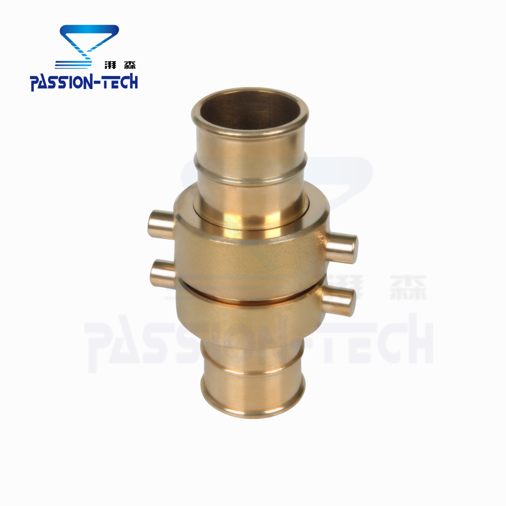 美式消防水带接扣转接头铜质接头